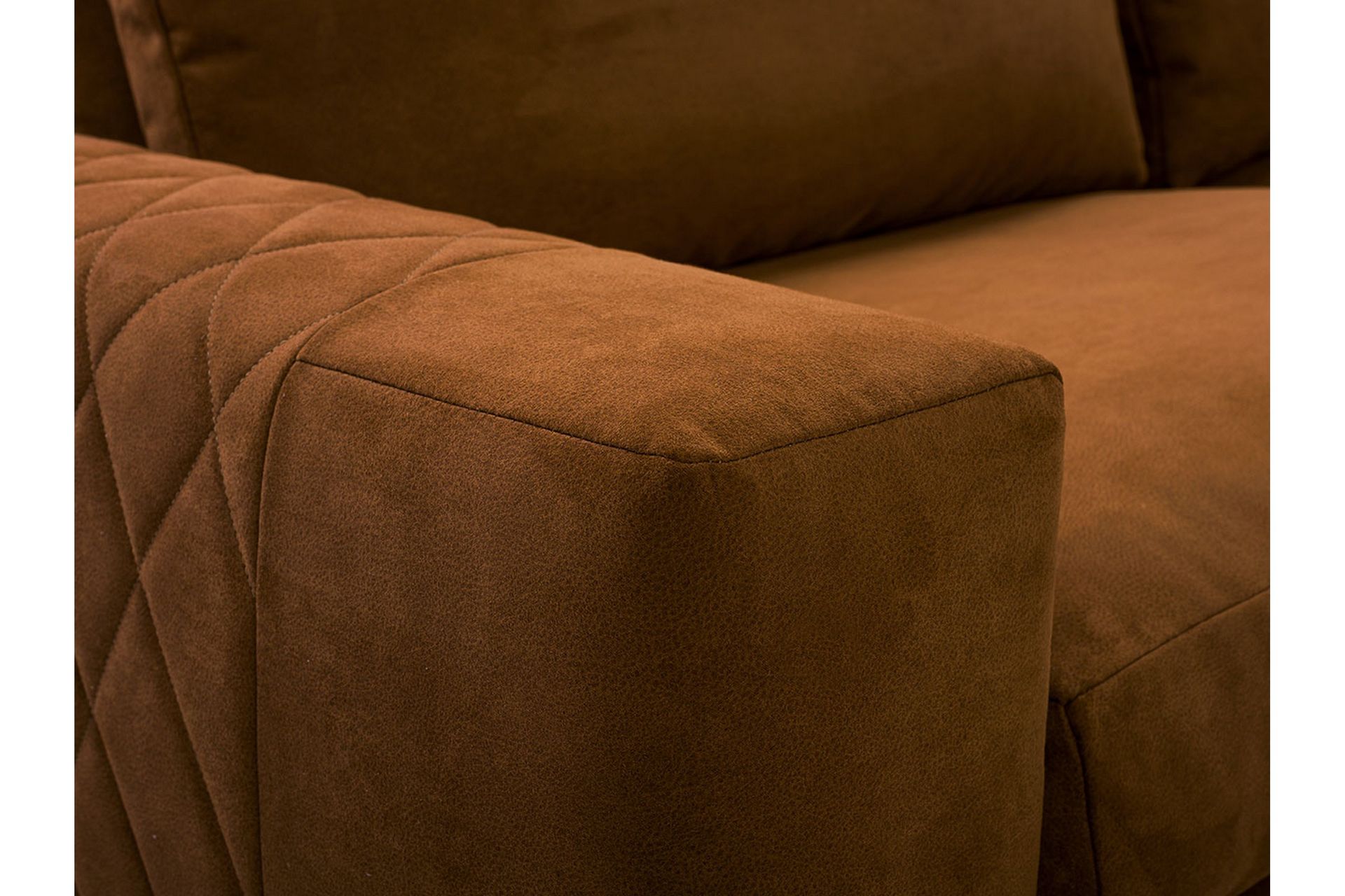 3-seters Hjørnesofa - Brun - Møbler - Sofaer - Sofa med sjeselong