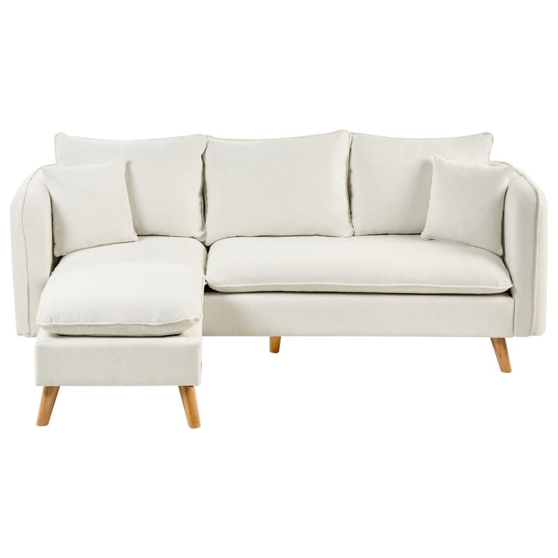 3-seters sofa Dalvik, Hvit, brun