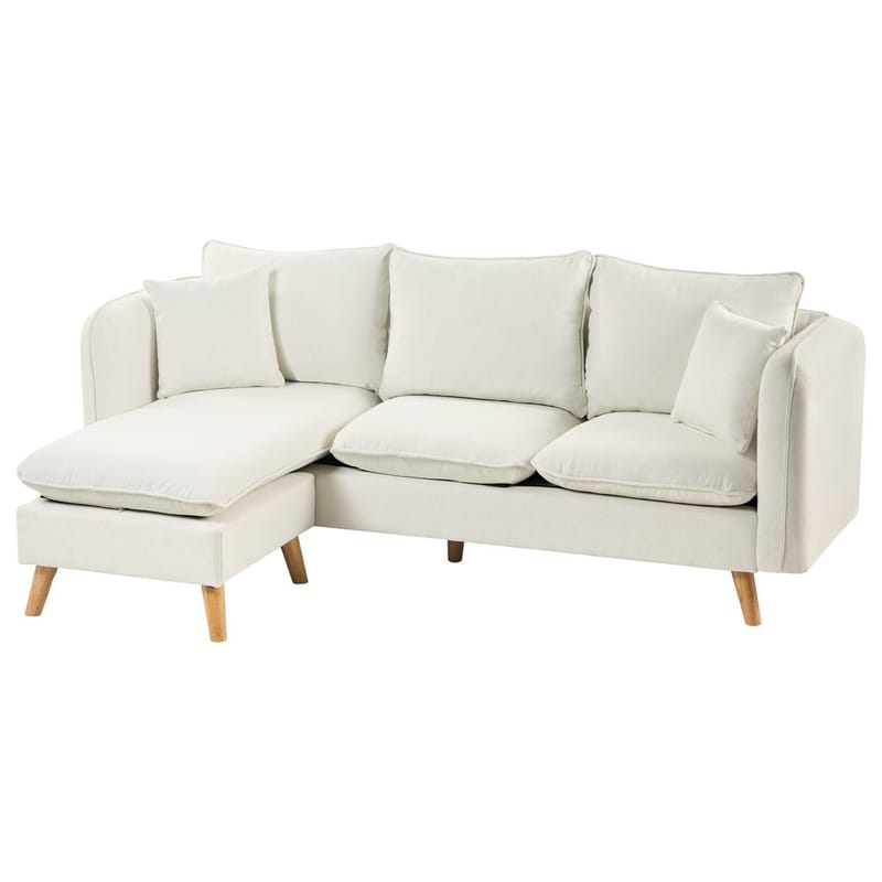 3-seters sofa Dalvik - Hvit, brun - Møbler - Sofaer - Hjørnesofa