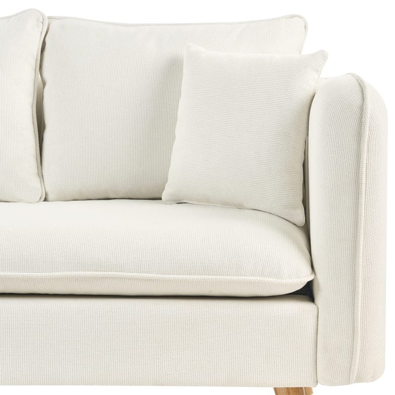 3-seters sofa Dalvik - Hvit, brun - Møbler - Sofaer - Hjørnesofa