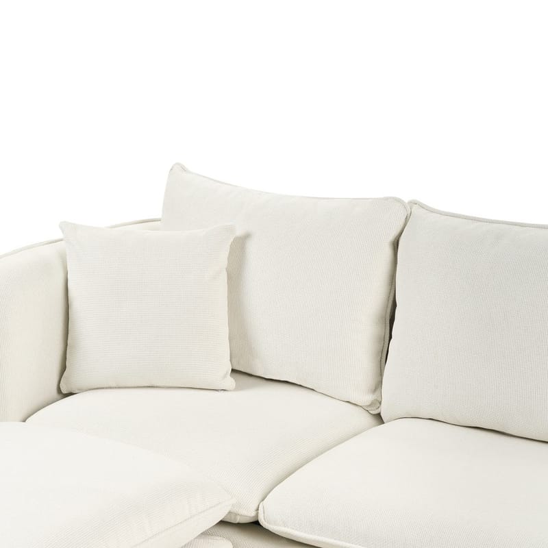 3-seters sofa Dalvik - Hvit, brun - Møbler - Sofaer - Hjørnesofa