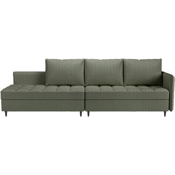 3-seters sofa Loft24 Lindhus - Grønn - Møbler - Sofaer - Sofa med sjeselong