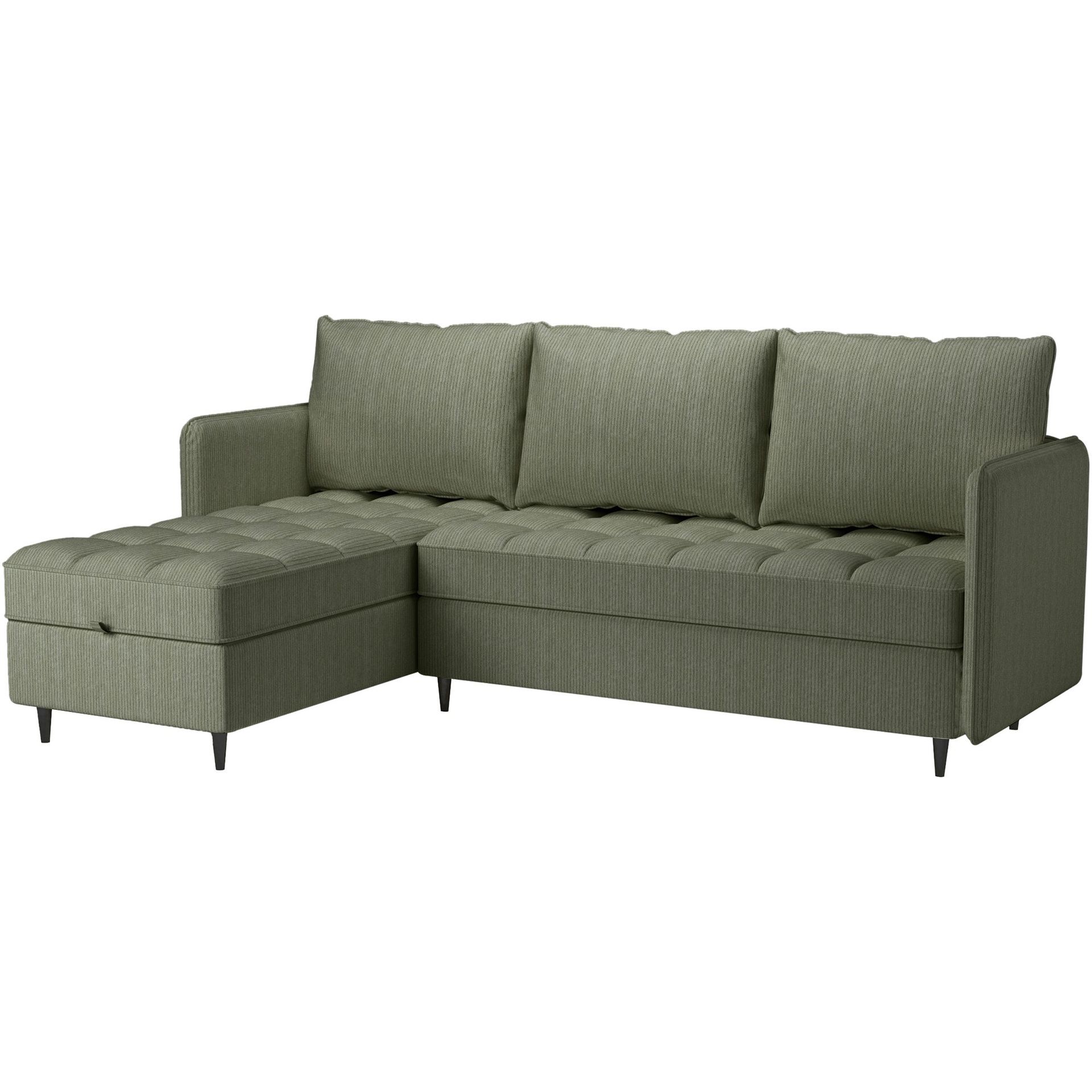 3-seters sofa Loft24 Lindhus - Grønn