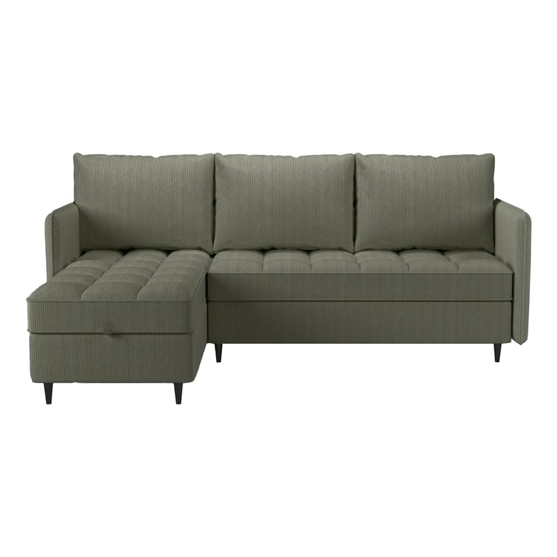 3-seters sofa Loft24 Lindhus - Grønn - Møbler - Sofaer - Sofa med sjeselong