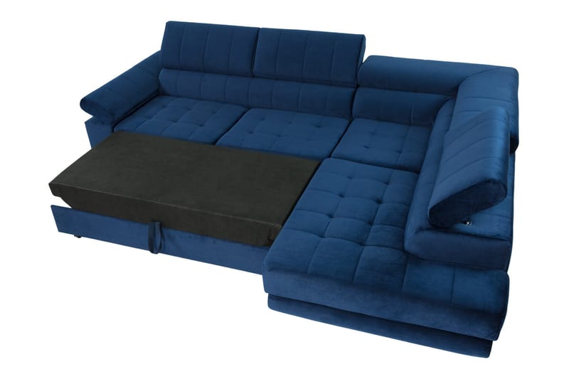 Amshyttan Sofa med Sjeselong 3-seter - Lys grå - Møbler - Sofaer - Sofa med sjeselong - 3 seters sofa med divan
