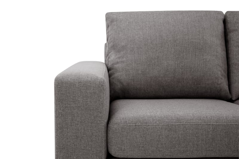 Crazy Limited Edition 4-seters Høyrevendt L-formet Sjeselongsofa i Stoff - Grå - Møbler - Sofaer - Sofa med sjeselong