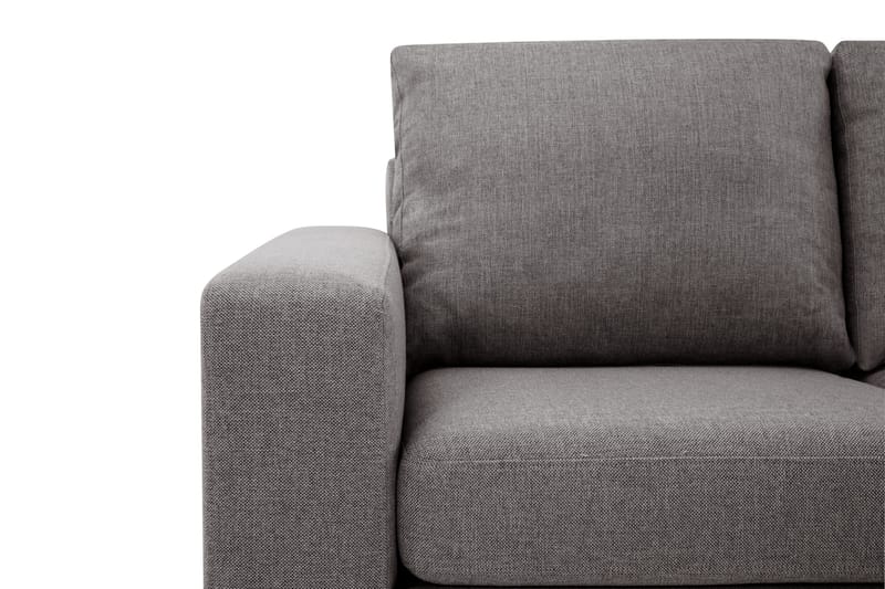 Crazy Limited Edition 4-seters Høyrevendt L-formet Sjeselongsofa i Stoff - Grå - Møbler - Sofaer - Sofa med sjeselong - 4 seters sofa med divan