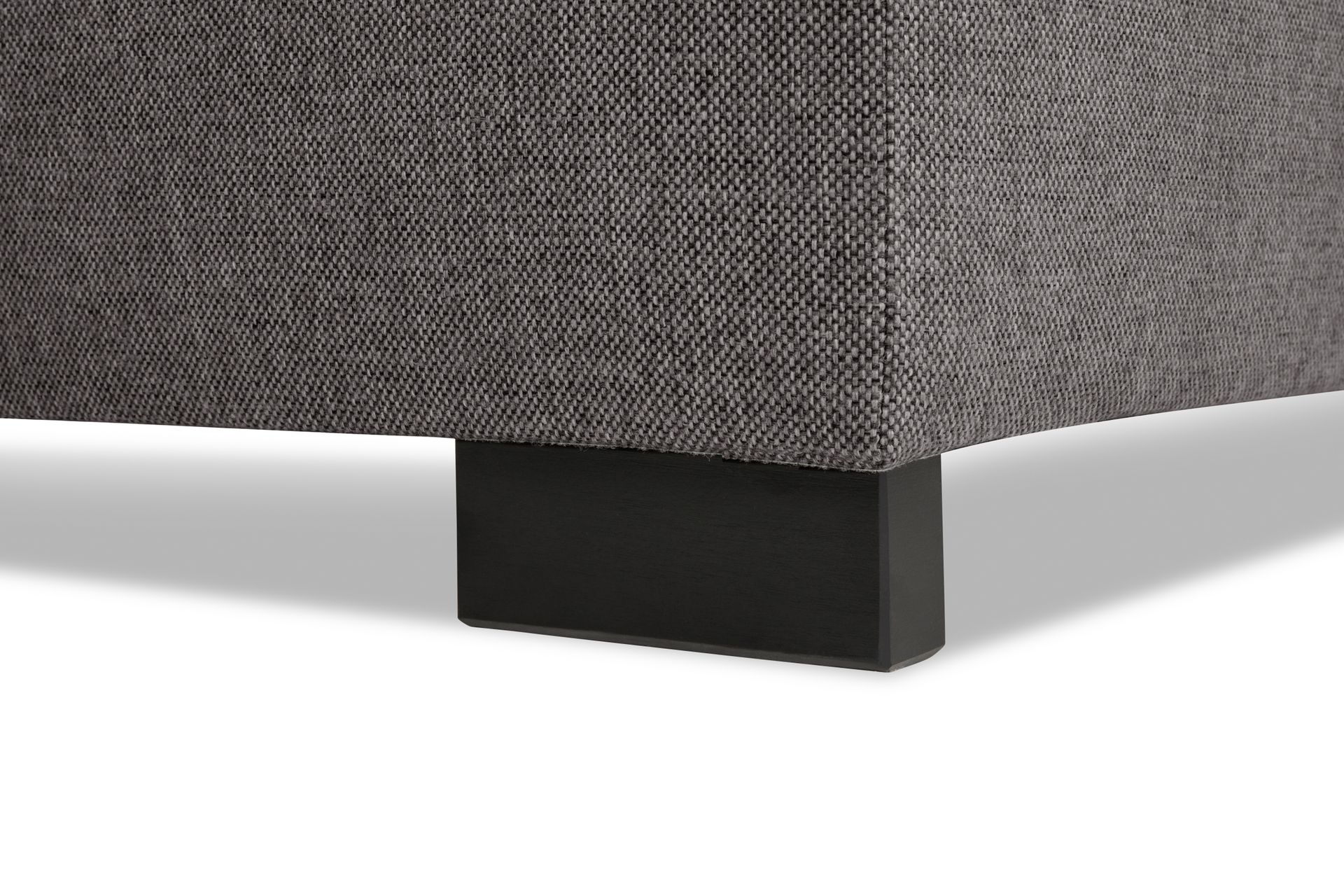 Crazy Limited Edition 4-seters Venstrevendt L-formet Dyp Sjeselongsofa i Stoff - Grå - Møbler - Sofaer - Sofa med sjeselong