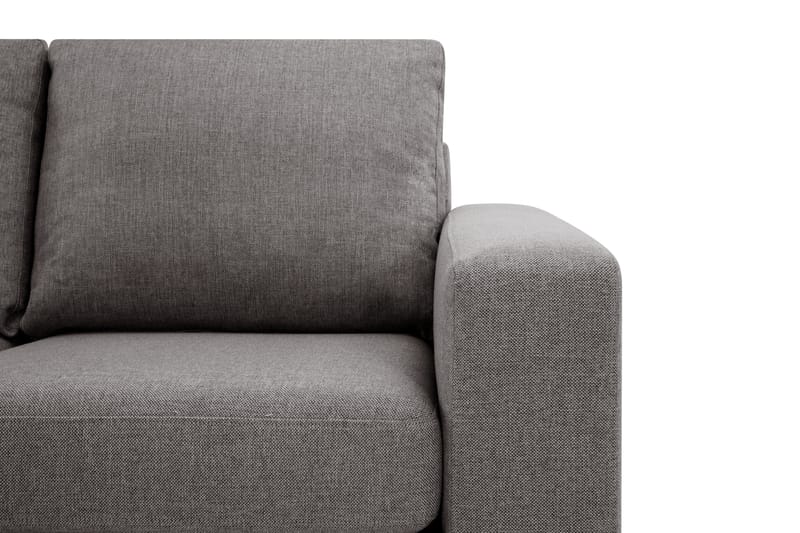 Crazy Limited Edition 4-seters Venstrevendt L-formet Dyp Sjeselongsofa i Stoff - Grå - Møbler - Sofaer - Sofa med sjeselong