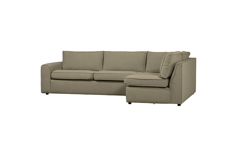 Freek Sofa med Sjeselong 3-seter - Lysegrønn - Sofa med sjeselong - 3 seters sofa med divan