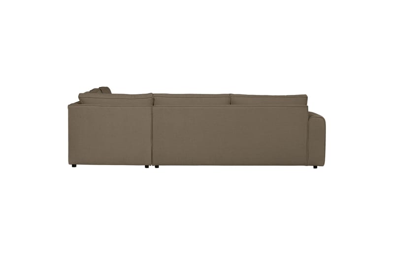 Freek Sofa med Sjeselong 3-seter - Mørk Sand - Sofa med sjeselong - 3 seters sofa med divan