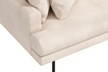 Menard 4-seters Høyrevendt L-formet Divansofa i Manchester - Beige - Møbler - Sofaer - Sofa med sjeselong