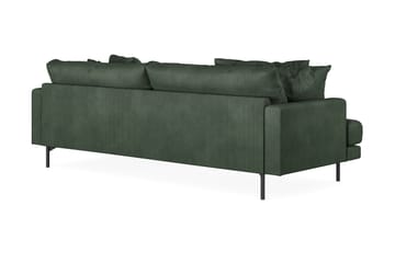 Menard 4-seters Høyrevendt L-formet Divansofa i Manchester - Grønn - Møbler - Sofaer - Sofa med sjeselong