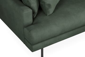 Menard 4-seters Høyrevendt L-formet Divansofa i Manchester - Grønn - Møbler - Sofaer - Sofa med sjeselong