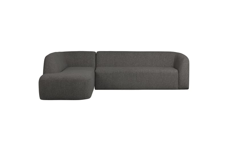 Mooli Sofa med Sjeselong 3-seter - Grå/Svart - Sofa med sjeselong - 3 seters sofa med divan