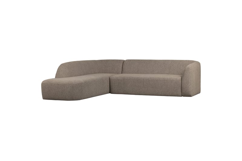 Mooli Sofa med Sjeselong 3-seter - Lyse brun - Sofa med sjeselong - 3 seters sofa med divan