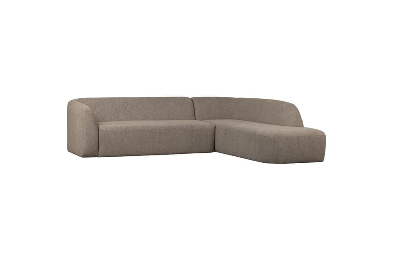 Mooli Sofa med Sjeselong 3-seter - Lyse brun - Møbler - Sofaer - Sofa med sjeselong - 3 seters sofa med divan