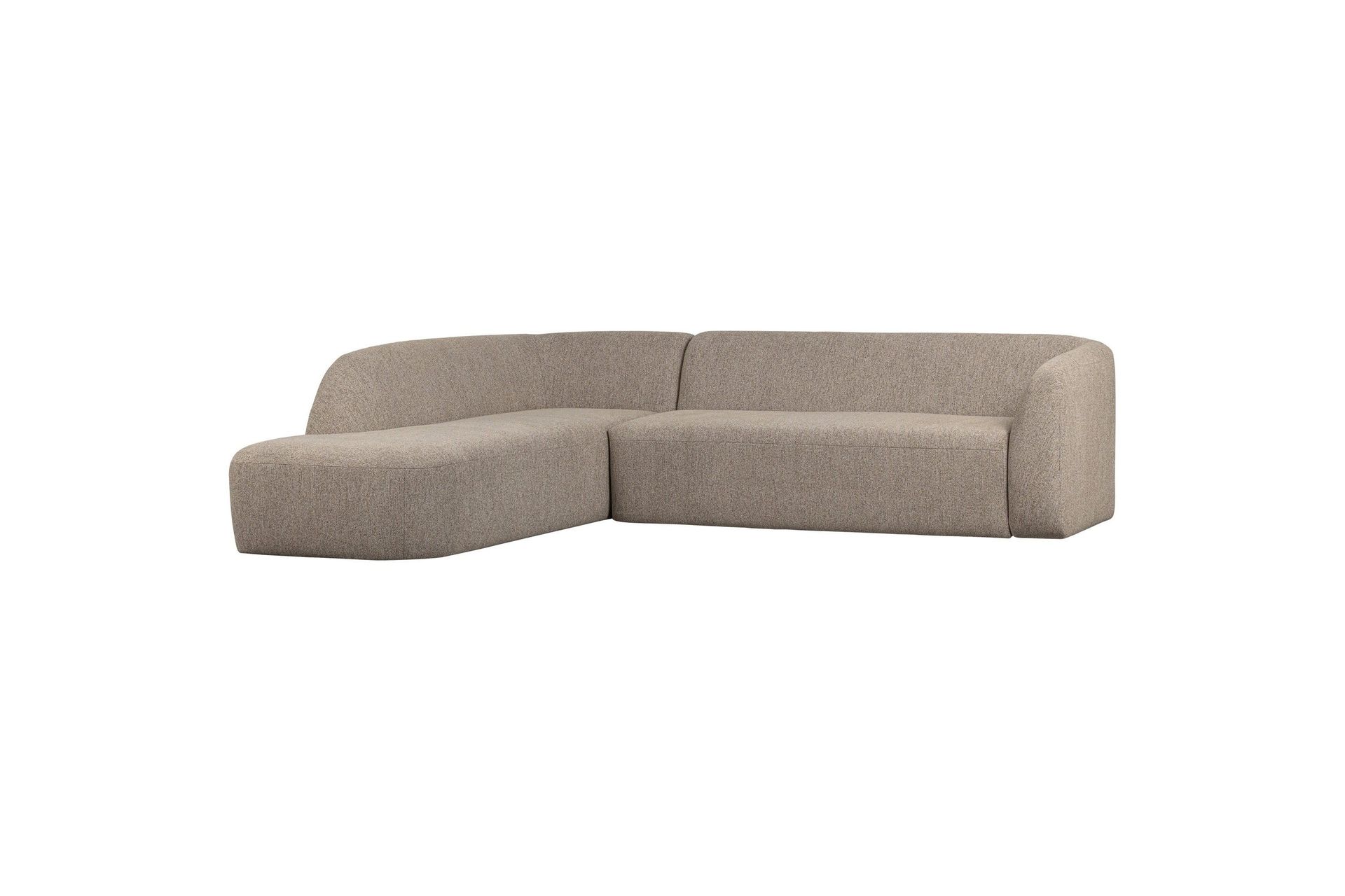 Mooli Sofa med Sjeselong 3-seter - Naturmelange