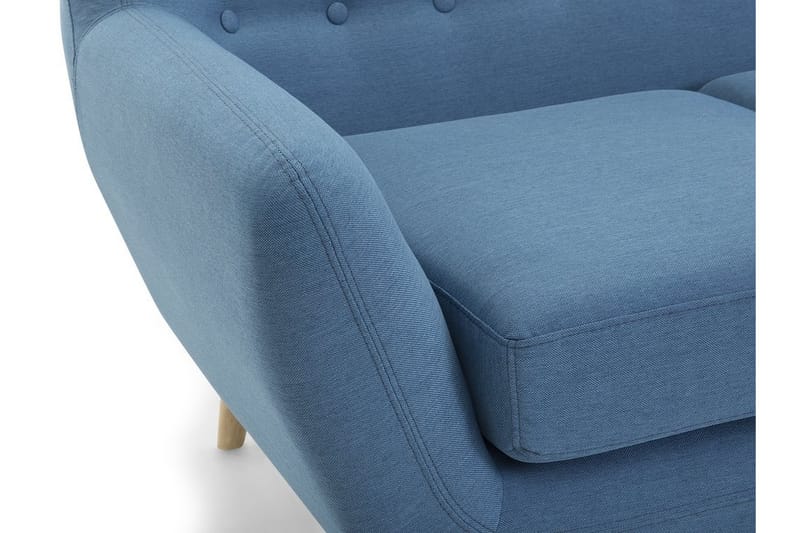 Motala Hjørnesofa 140 cm - Blå - Møbler - Sofaer - Sofa med sjeselong - 3 seters sofa med divan