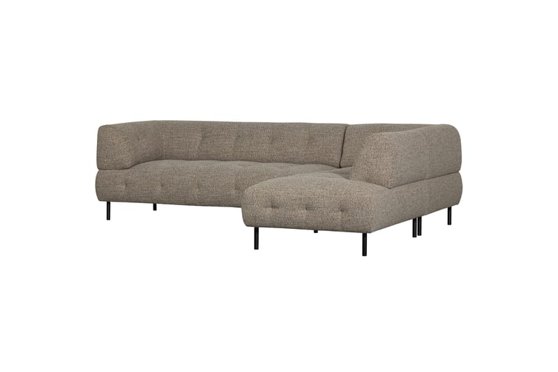 Ranta Sofa med Sjeselong 3-seter - Brun - Møbler - Sofaer - Sofa med sjeselong - 3 seters sofa med divan