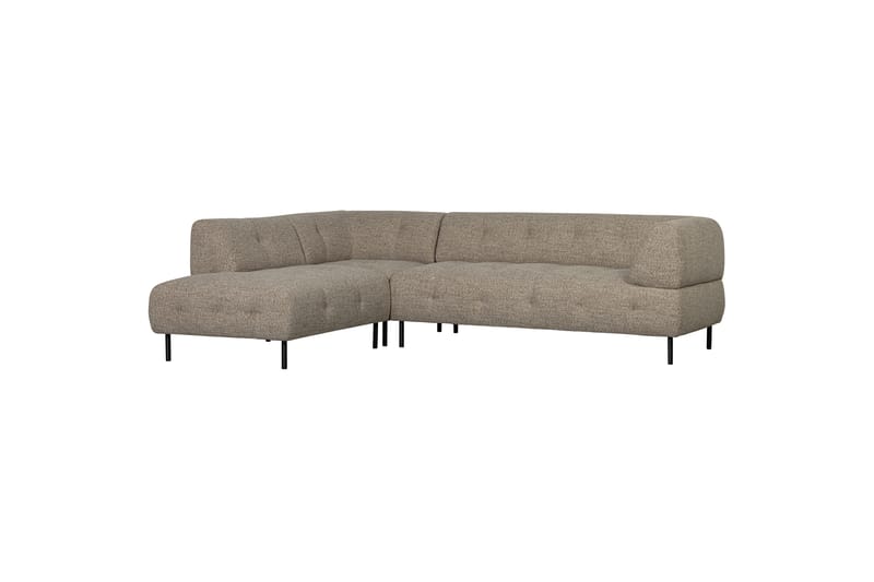 Ranta Sofa med Sjeselong 3-seter - Brun - Sofa med sjeselong - 3 seters sofa med divan