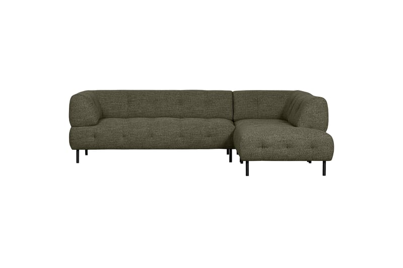 Ranta Sofa med Sjeselong 3-seter - Grønnmelange - Sofa med sjeselong - 3 seters sofa med divan