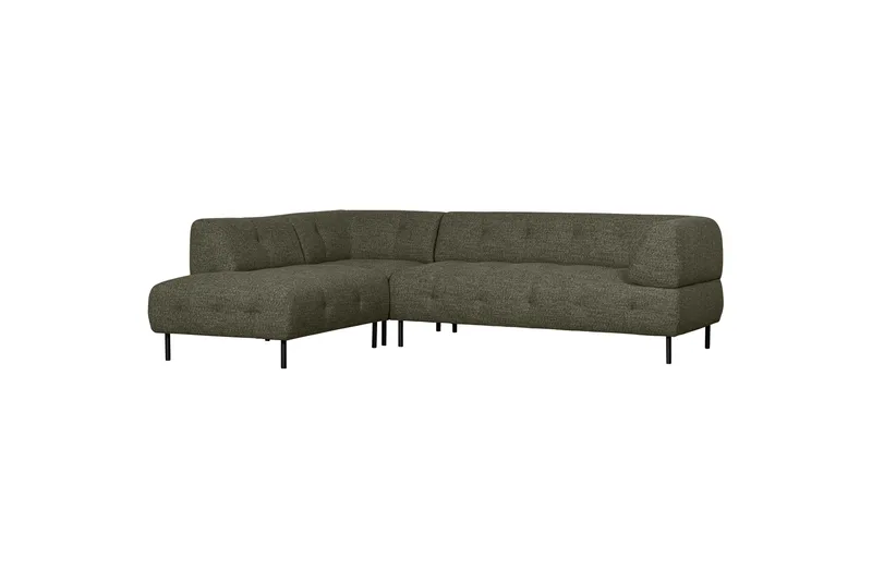 Ranta Sofa med Sjeselong 3-seter - Grønnmelange - Møbler - Sofaer - Sofa med sjeselong - 3 seters sofa med divan