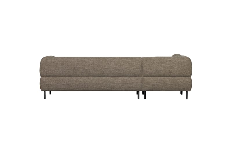 Ranta Sofa med Sjeselong 3-seter - Mørkebrun - Møbler - Sofaer - Sofa med sjeselong - 3 seters sofa med divan