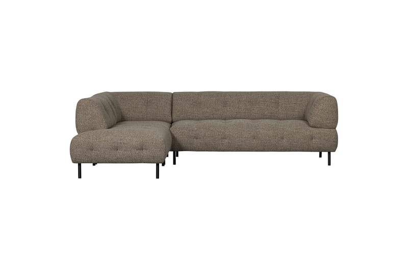 Ranta Sofa med Sjeselong 3-seter - Mørkebrun - Sofa med sjeselong - 3 seters sofa med divan