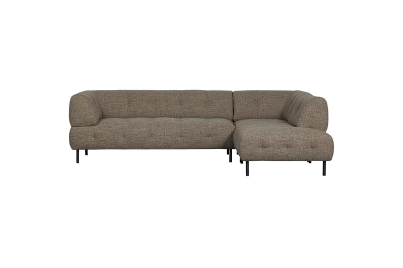 Ranta Sofa med Sjeselong 3-seter - Mørkebrun - Sofa med sjeselong - 3 seters sofa med divan