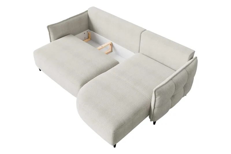 Sycylia Sofa med Divan 3-seter - Blå - Møbler - Sofaer - Sofa med sjeselong - 3 seters sofa med divan