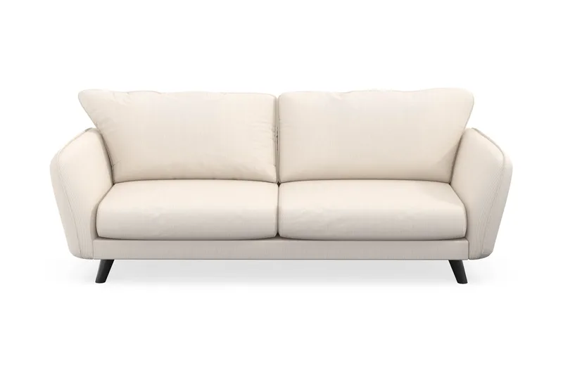 Trend Lyx 3-seters Manchestersofa, Beige