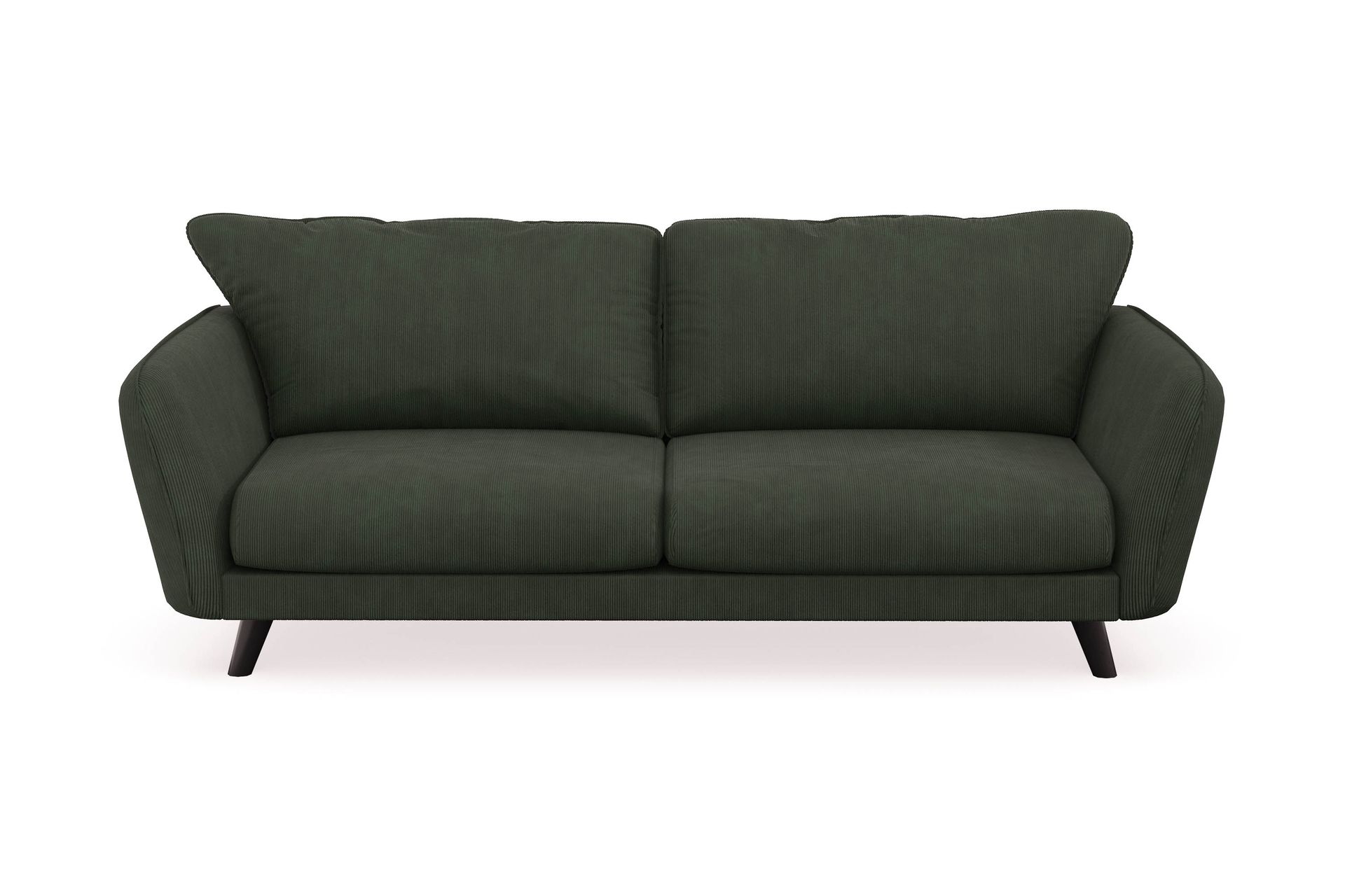 Trend Lyx 3-seters Manchestersofa - Mørkegrønn - Møbler - Sofaer - Sofa med sjeselong