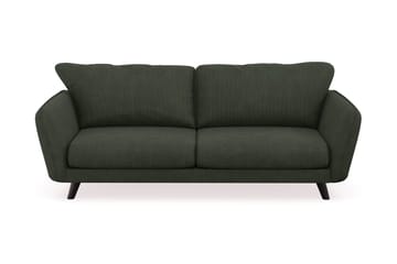 Trend Lyx 3-seters Manchestersofa - Mørkegrønn - Møbler - Sofaer - Sofa med sjeselong