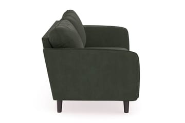 Trend Lyx 3-seters Manchestersofa - Mørkegrønn - Møbler - Sofaer - Sofa med sjeselong