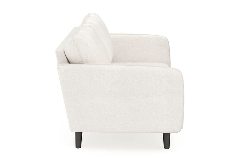 Trend Lyx 3-seters Sofa i Bouclé - Hvit - Møbler - Sofaer - Sofa med sjeselong