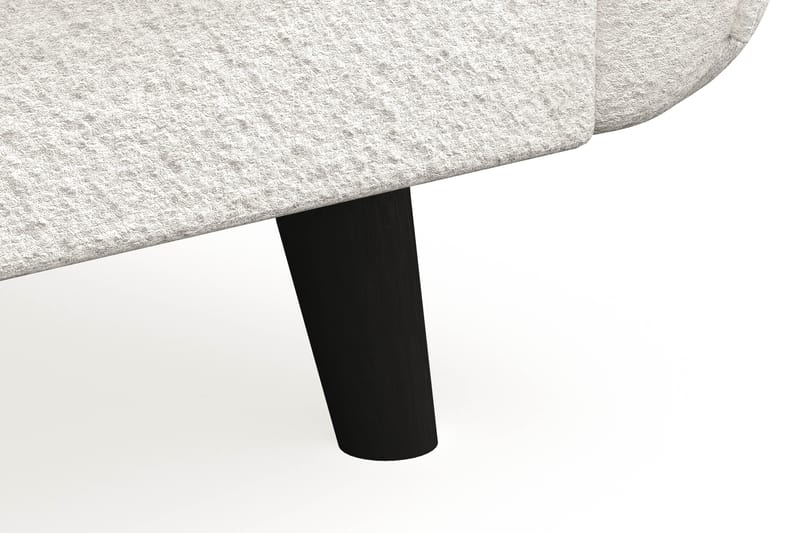 Trend Lyx 3-seters Sofa i Bouclé - Hvit - Møbler - Sofaer - Sofa med sjeselong