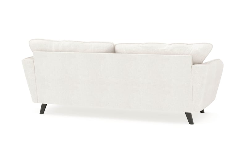 Trend Lyx 3-seters Sofa i Bouclé - Hvit - Møbler - Sofaer - Sofa 3 seter