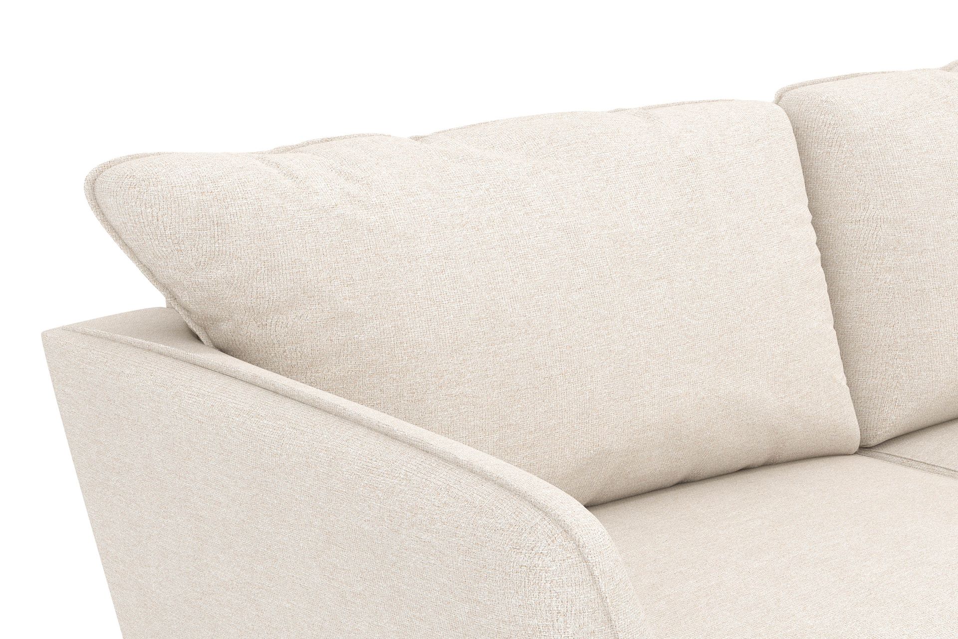 Trend Lyx 3-seters Stoffsofa - Beige - Møbler - Sofaer - Sofa med sjeselong