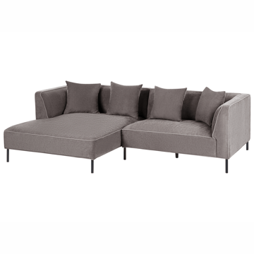 3-seters sofa Sater høyrevendt - Taupe - Møbler - Sofaer - Sofa med sjeselong