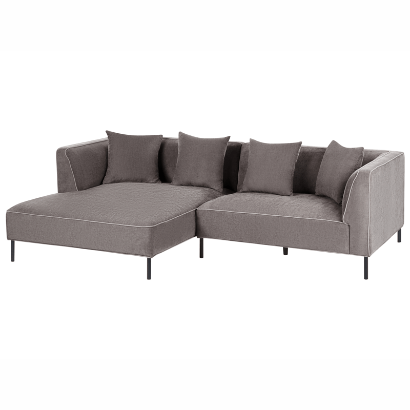 3-seters sofa Sater høyrevendt - Taupe - Møbler - Sofaer - Sofa med sjeselong