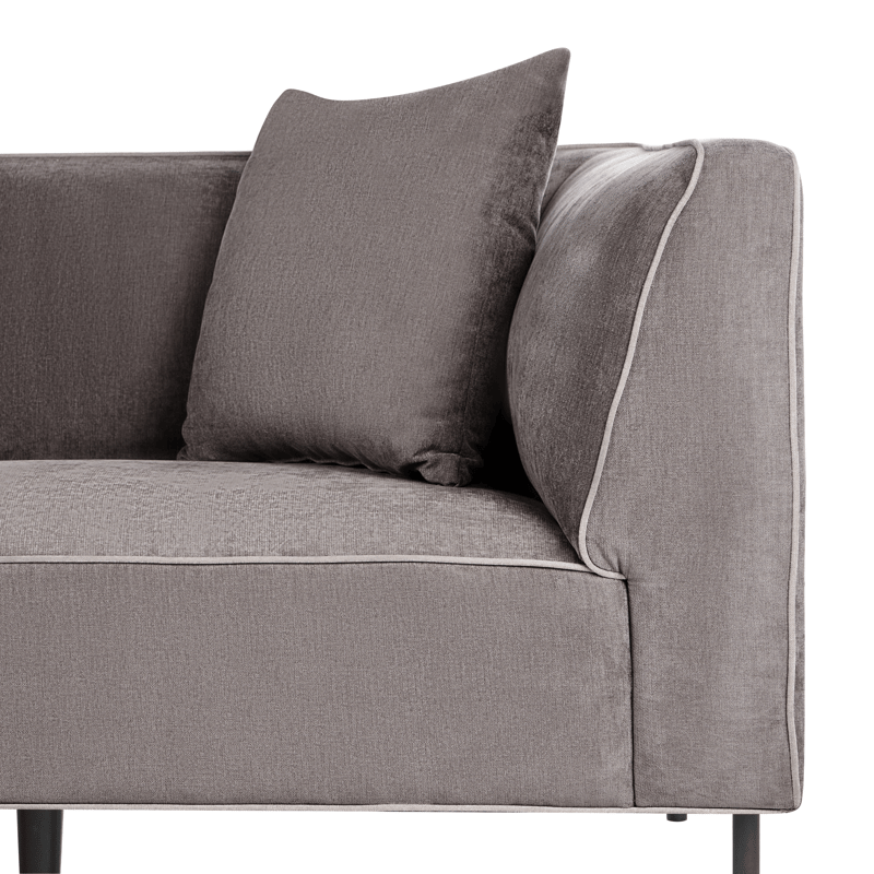 3-seters sofa Sater høyrevendt - Taupe - Møbler - Sofaer - Sofa med sjeselong