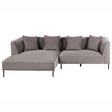 3-seters sofa Sater høyrevendt - Taupe - Møbler - Sofaer - Sofa med sjeselong