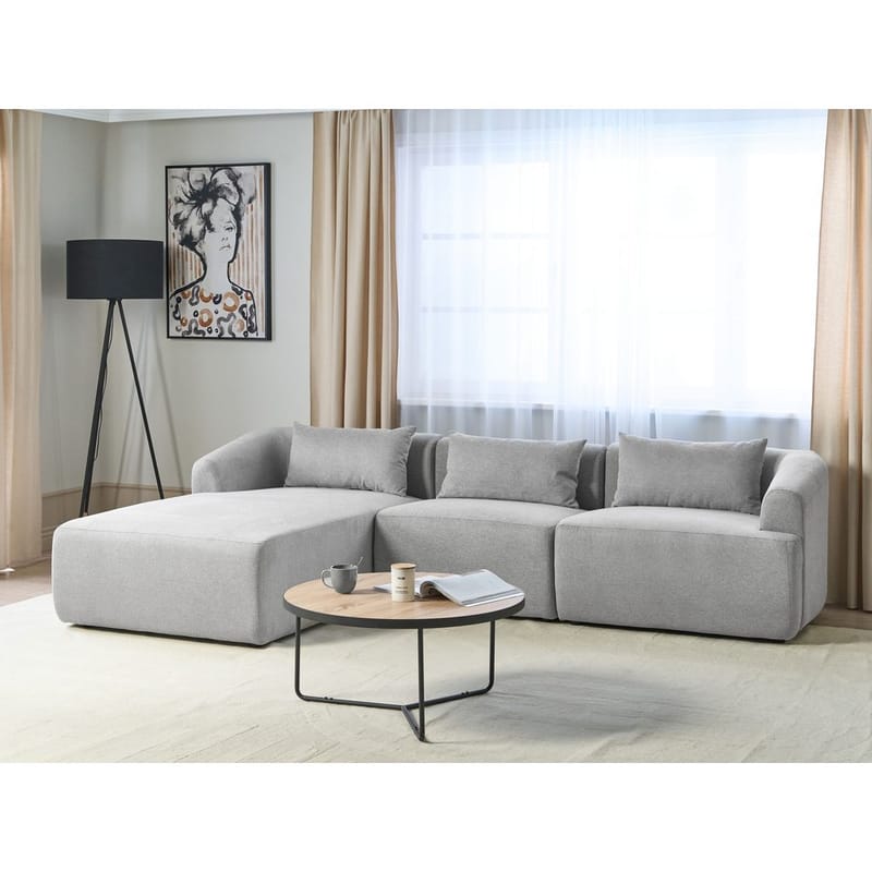 3-seters sofa Svansele - Lysegrå/Høyrevendt - Møbler - Sofaer - Hjørnesofa