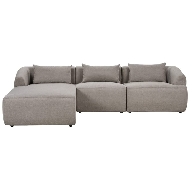 3-seters sofa Svansele, Taupe/Høyrevendt
