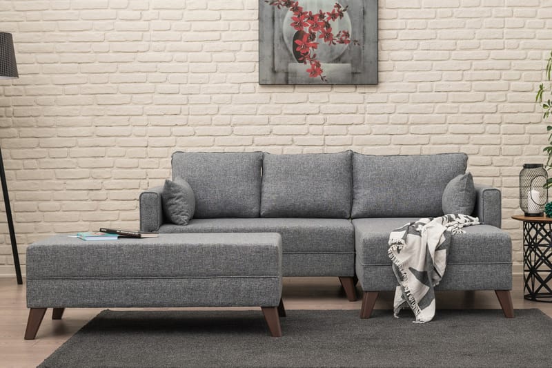 Antigua Sovesofa Høyre - Møbler - Sofaer - Sofa med sjeselong - 4 seters sofa med divan