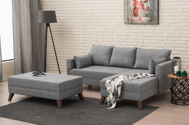 Antigua Sovesofa Høyre - Sofa med sjeselong - 4 seters sofa med divan