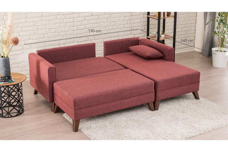 Antigua Sovesofa Høyre - Møbler - Sofaer - Sofa med sjeselong - 4 seters sofa med divan