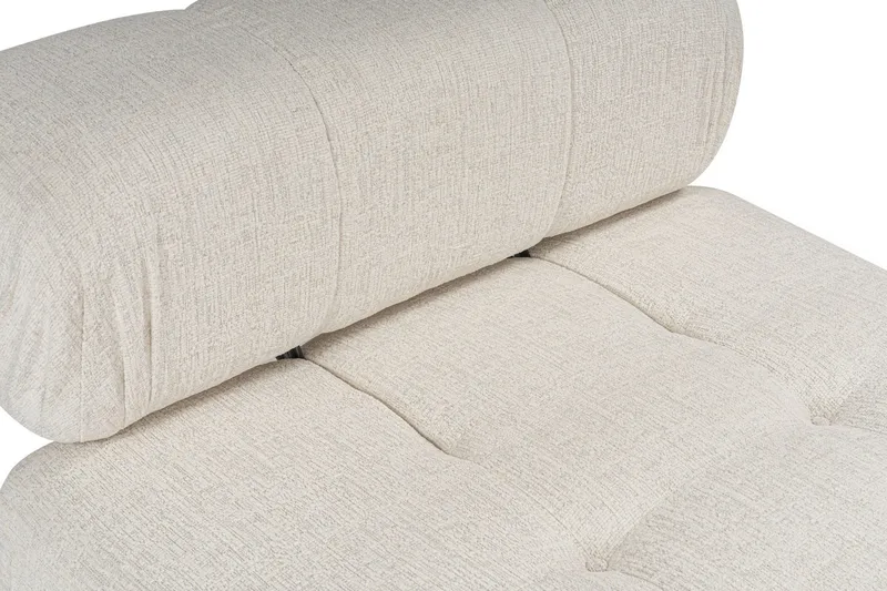 Belgin Boblet Divansofa 3-seters 315 cm bred - Lys / Beige - Møbler - Sofaer - Modulsofaer - Komplett modulsofa