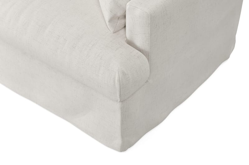 Menard 4-seters Venstrevendt Dyp L-formet Sjeselongsofa i Stoff - Beige - Møbler - Sofaer - Sofa med sjeselong - 4 seters sofa med divan